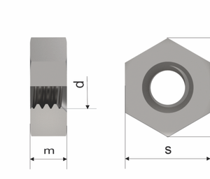 A2 1 1/8 UNC LOCK NUTS .