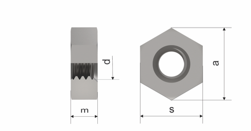 A2 1/2 UNC LOCK NUTS .