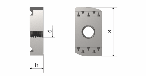 Channel Nut A4 M12 Without Spring